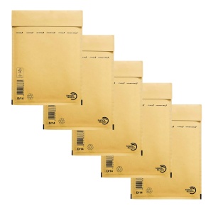Plic Antisoc D14 cu Bule de Aer, 200x275+50mm, Autoadeziv, Culoare Natur