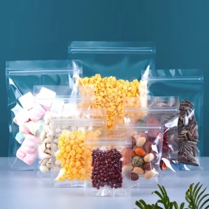 Plicuri cu Fermoar Ziplock, Polietilenă, 40µm, 100/Set