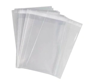 Plicuri LDPE 350x460+65mm, 40µm, Autoadeziv, Transparent, 50Buc/Set