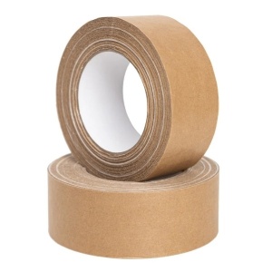 Bandă Adezivă din Hârtie Kraft Ranforsată, Fibră de Sticlă, 48 mm x 50 m, Natur