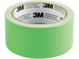 Bandă Adezivă Duct Tape 3M Extra Strong, Neon Verde, 48mm x 10m - Pentru Semnalizare și Reparații