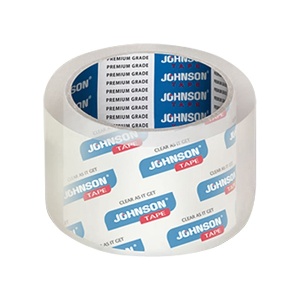 Bandă Adezivă pentru Ambalare Johnson 48mm/82 Metri, Acril, Transparent