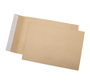 Plic cu Burduf B4T 120g/mp, 250x353+5mm, Siliconic, Kraft