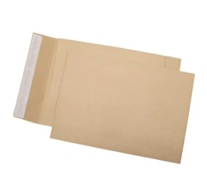 Plic cu Burduf B4T 120g/mp, 250x353+5mm, Siliconic, Kraft