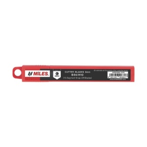 Rezerve Cutter Utilitar MILES, Lame Oțel 9x80mm, Cutie Plastic, 10Buc/Set