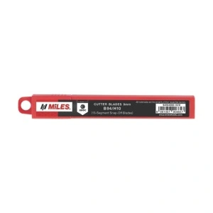 Rezerve Cutter Utilitar MILES, Lame Oțel 9x80mm, Cutie Plastic, 10Buc/Set