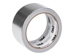 Bandă Adezivă 3M Aluminium Foil Tape, 50 mm x 15 Metri, Argintiu, Pentru Izolații Termice