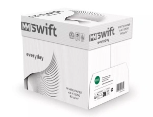 Hârtie Copiator A4, MM Swift, 80g/mp, 500Coli/Top, 5Topuri/Cutie