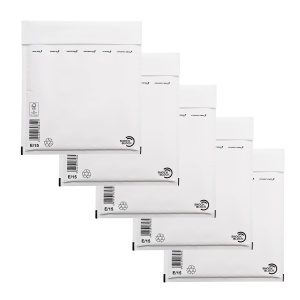 Plic Antisoc E15 cu Bule de Aer, 240x275+50mm, Autoadeziv, Culoare Alb