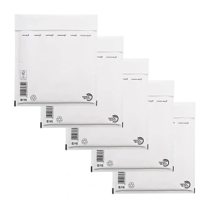 Plic Antisoc E15 cu Bule de Aer, 240x275+50mm, Autoadeziv, Culoare Alb