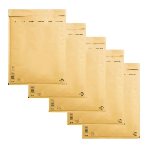 Plic Antisoc K20 cu Bule de Aer, 370x480+50mm, Autoadeziv, Culoare Natur