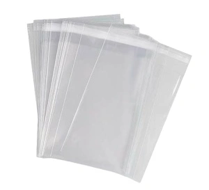 Plicuri LDPE 350x460+65mm, 40µm, Autoadeziv, Transparent, 100Buc/Set