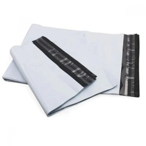 Plicuri pentru Curierat 325x425+50mm, Autoadeziv, Polietilenă, Alb/Gri, 100Buc/Set