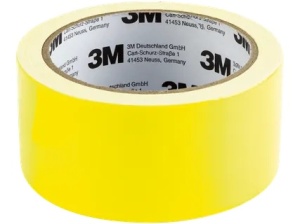 Bandă Adezivă Duct Tape 3M Extra Strong, Neon Galben, 48mm x 10m - Pentru Semnalizare și Reparații