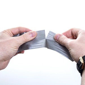 Bandă Adezivă pentru Reparații DUCT-Tape, 48mm/10m, Textil, Acril, Gri