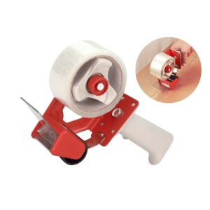 Dispenser Manual Eagle pentru Bandă Adezivă 50mm/120 Metri, Plastic, Alb/Roșu