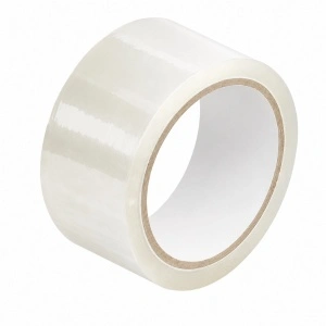 Bandă Adezivă pentru Ambalare, Silențioasă, 48mm/60 Metri, Acril, Transparent