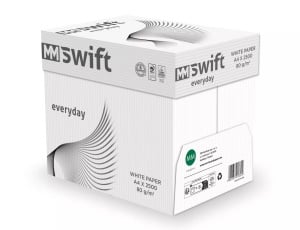 Hârtie Copiator A4, MM Swift, 80g/mp, 500Coli/Top, 5Topuri/Cutie