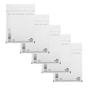 Plic Antisoc D14 cu Bule de Aer, 200x275+50mm, Autoadeziv, Culoare Alb
