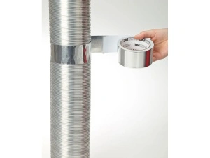 Bandă Adezivă 3M Aluminium Foil Tape, 50 mm x 15 Metri, Argintiu, Pentru Izolații Termice