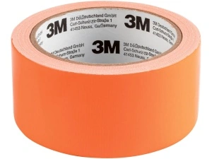Bandă Adezivă Duct Tape 3M Extra Strong, Neon Portocaliu, 48mm x 10m - Pentru Semnalizare și Reparații