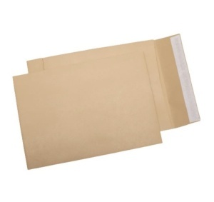 Plic cu Burduf B4T 120g/mp, 250x353+5mm, Siliconic, Kraft