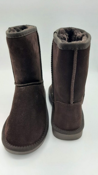 Cizme tip UGG - clasic mediu, ciocolatiu - Img 2