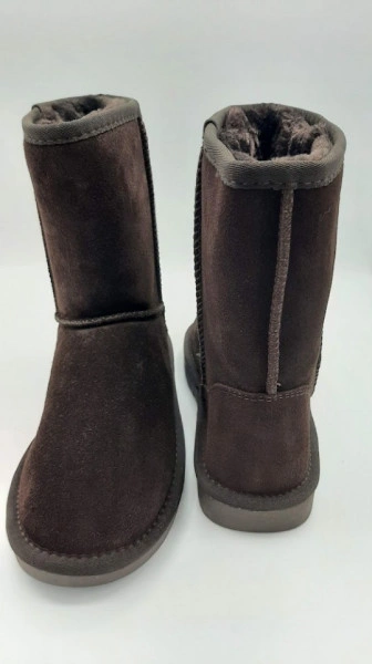 Cizme tip UGG - clasic mediu, ciocolatiu - Img 2