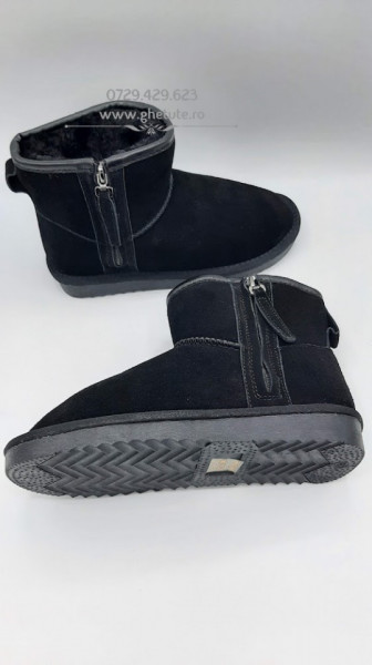 Ghete tip UGG - mini zip-36 - Img 4