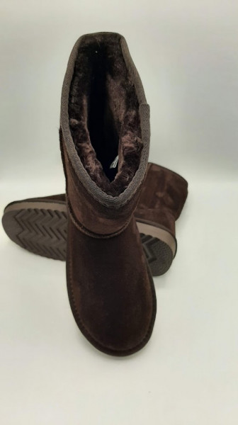 Cizme tip UGG - clasic mediu, ciocolatiu - Img 3