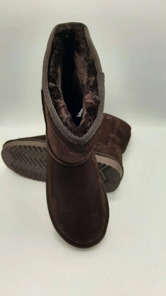 Cizme tip UGG - clasic mediu, ciocolatiu - Img 3