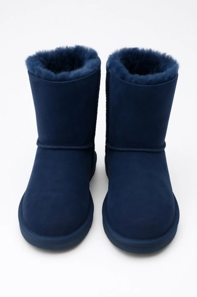 Cizme tip UGG - doua fundite bleumarin - Img 2