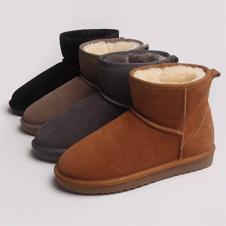 Ghete tip UGG - mini camel - Img 2