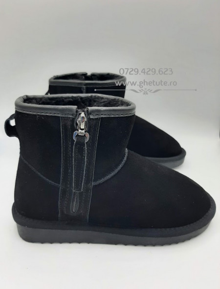 Ghete tip UGG - mini zip-36 - Img 5