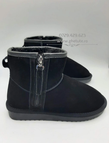 Ghete tip UGG - mini zip-36 - Img 5