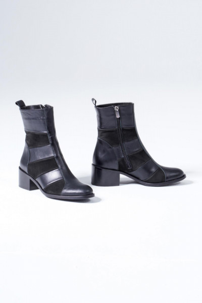 Ghete duo piele naturala