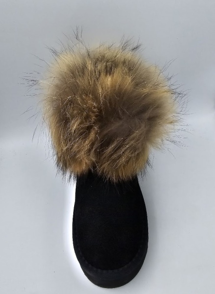 Ghete tip UGG - cu platoforma- negre - Img 4