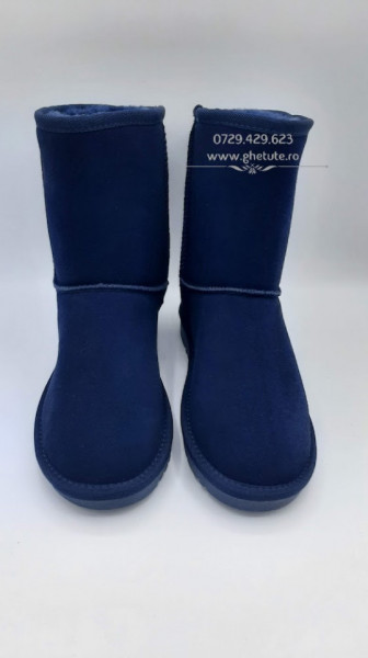 Cizme tip UGG - clasic mediu, navy - Img 2