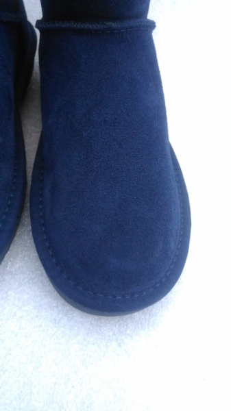 Cizme tip UGG - doua fundite bleumarin - Img 3