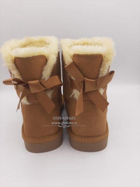 Ghete tip UGG - o fundita, camel, 35-36 - Img 4