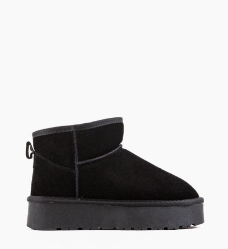 Ghete tip UGG ultra mini cu platforma - Img 6