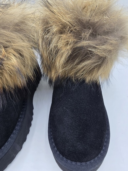 Ghete tip UGG - cu platoforma- negre - Img 6