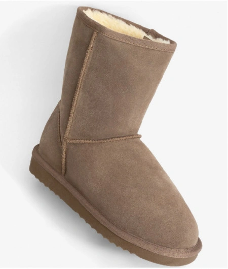 Cizme tip UGG - clasic mediu, nisipiu - Img 2