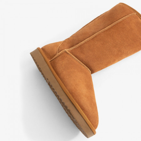 Cizme tip UGG - clasic inalt camel - Img 5