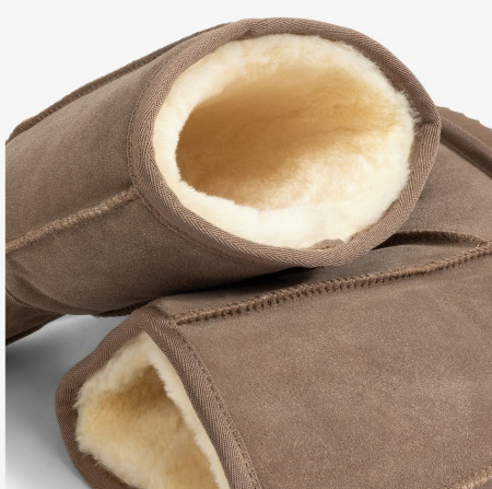 Cizme tip UGG - clasic mediu, nisipiu - Img 3