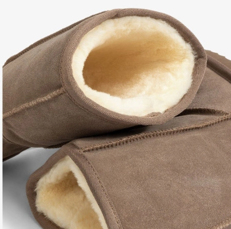 Cizme tip UGG - clasic mediu, nisipiu - Img 3