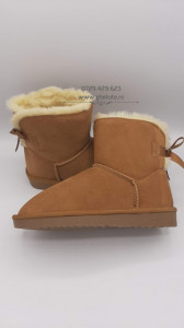 Ghete tip UGG - o fundita, camel, 35-36