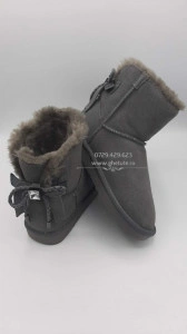 Ghete tip UGG - stone, gri
