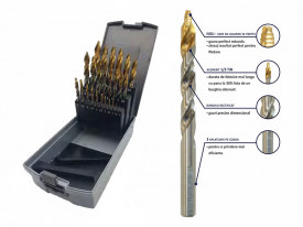 Trusa burghie Profi Step Drill Head, HSS TiN