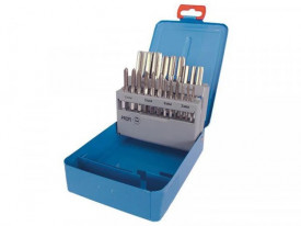 Trusa tarozi de mana, filet metric, HSS DIN 352, STAS 1112/7, in cutie metalica, M3 - M12